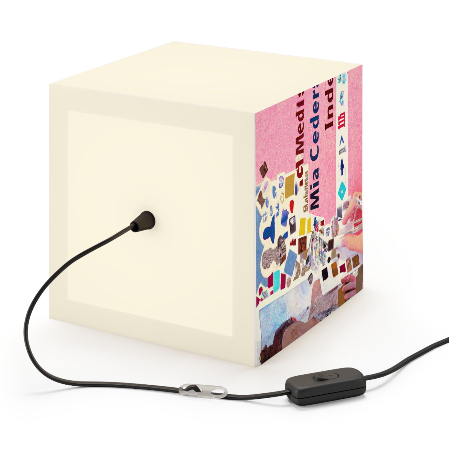 "Building an Online Identity: A Social Media Collage" - The Alien Light Cube Lamp