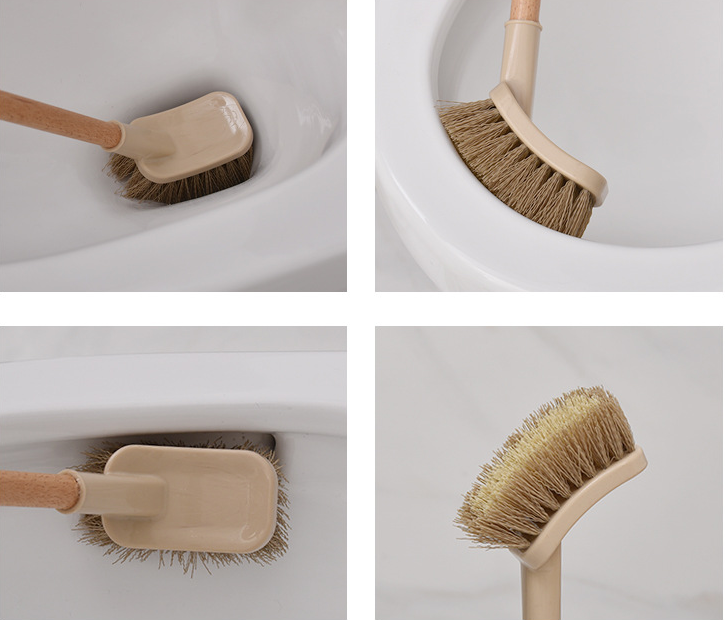 Mango de madera para el hogar, cepillo de baño, Herramientas de limpieza, cepillo para limpiar el baño, cepillos limpiadores de suelo de cocina