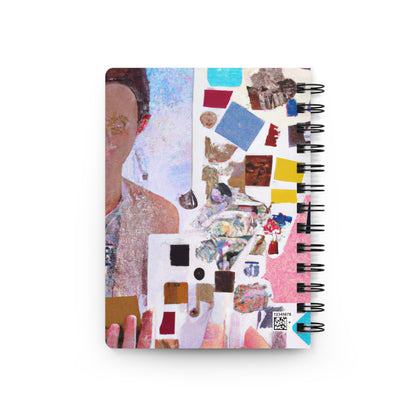 "Construyendo una identidad en línea: un collage de redes sociales" - The Alien Spiral Bound Journal