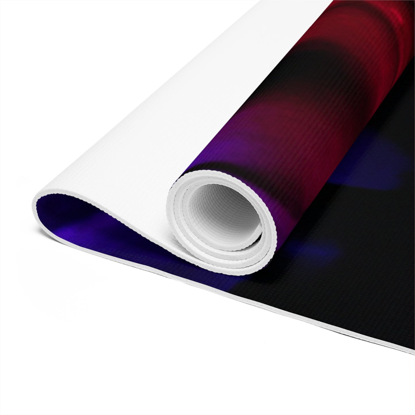 "Exploring Contrasts: A Colorful Dance of Luminance and Chromatic Aberration" - The Alien Yoga Mat