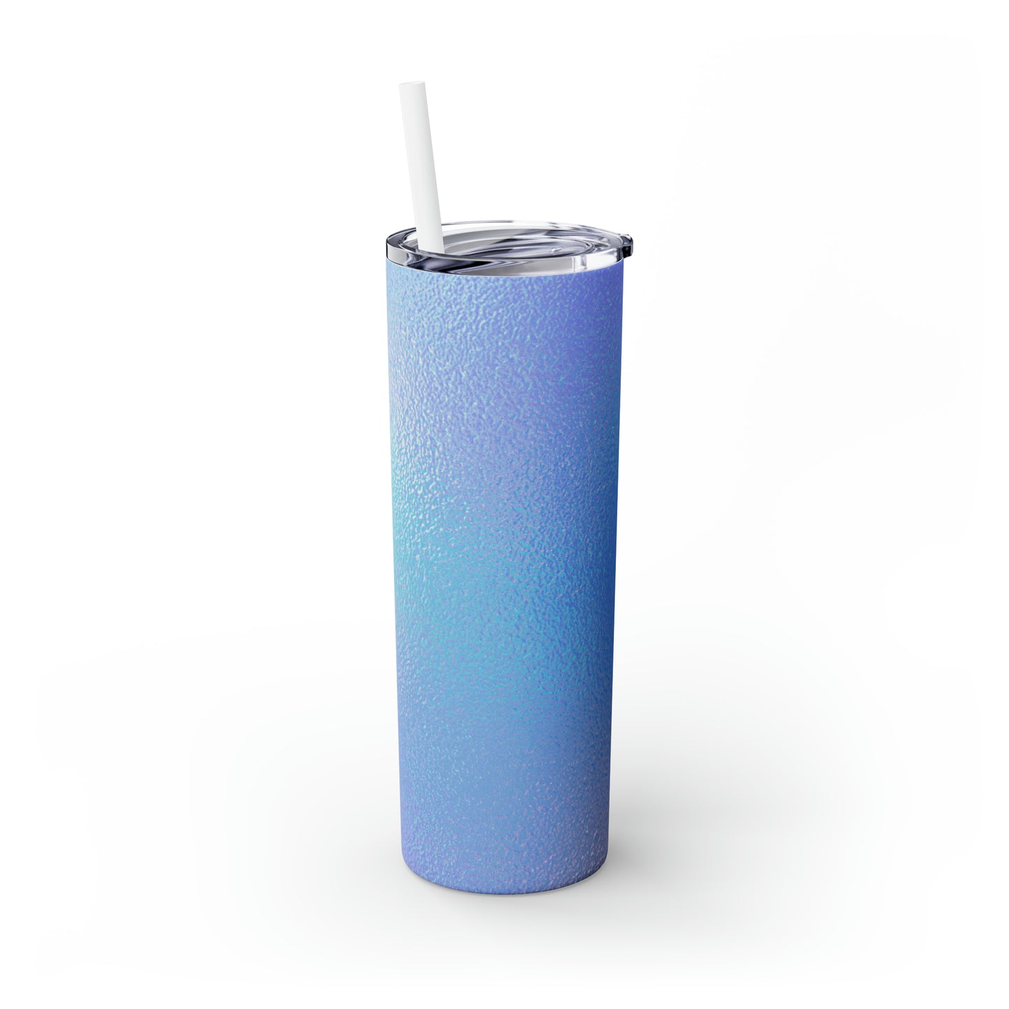 Silver Luxe - The Alien Maars® Skinny Tumbler with Straw 20oz