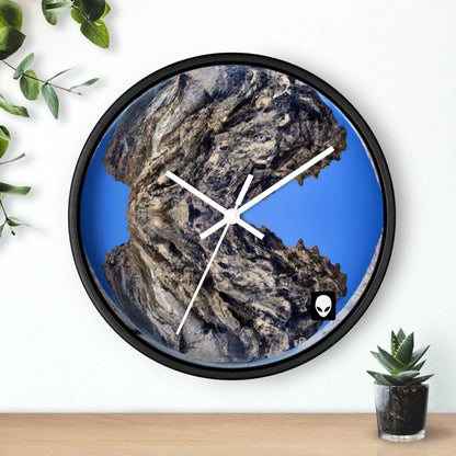 Naturaleza en esplendor: combinación de fotografía con arte digital - The Alien Wall Clock