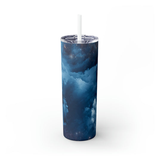 Visionary Vistas - The Alien Maars® Skinny Tumbler with Straw 20oz