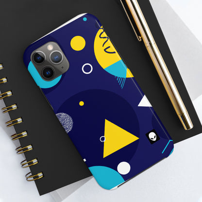 „Geometrische Fusion: Erwecken Sie Ihre Vision zum farbenfrohen Leben“ – The Alien Tough Phone Cases