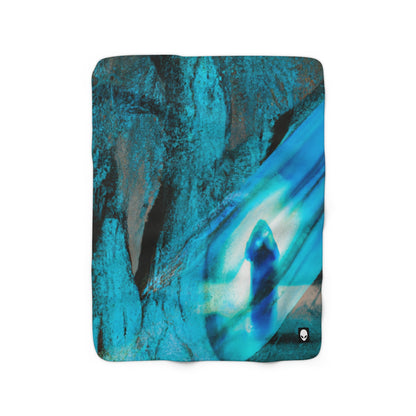 "Dreamscape: Exploring the Inner Realm" - The Alien Sherpa Fleece Blanket