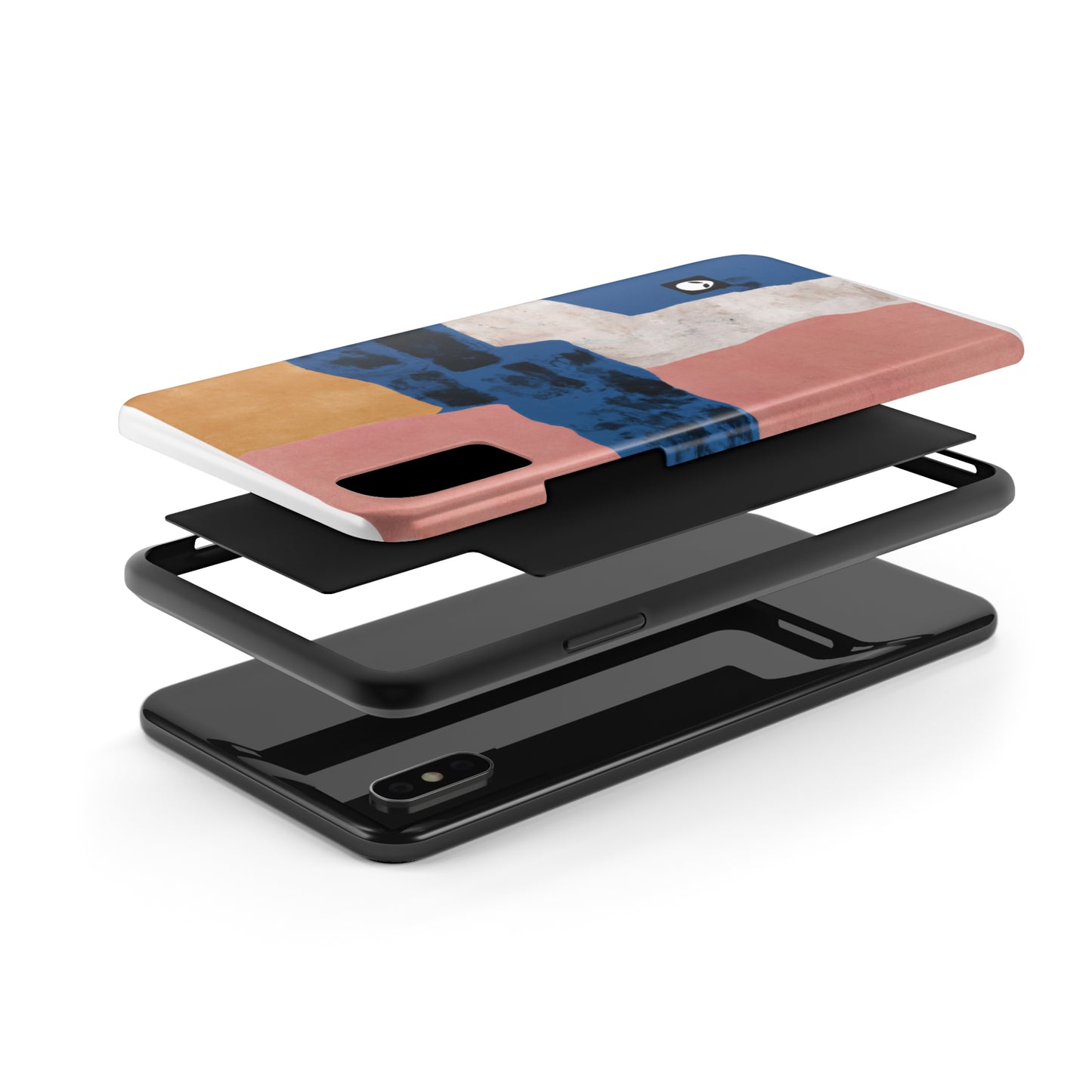 "Interacción de luces y sombras: un collage abstracto" - The Alien Tough Phone Cases