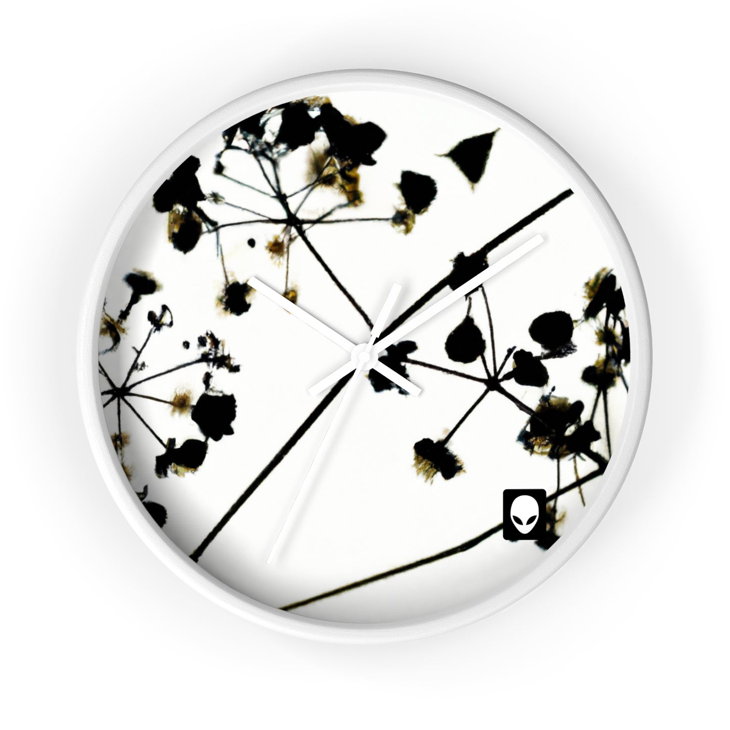 "A Light and Shadow Illumination" - The Alien Wall Clock