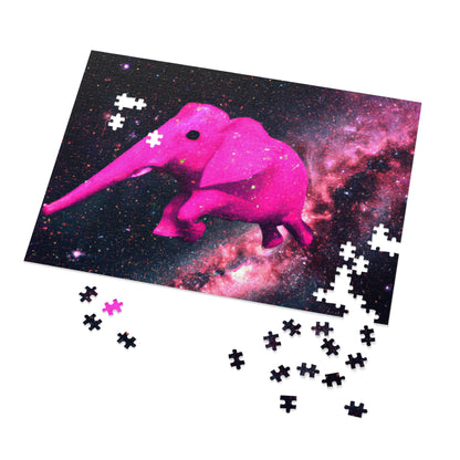 "Majestic Pinkelephant Exploration" - The Alien Jigsaw Puzzle