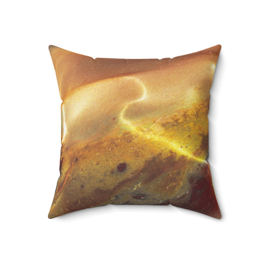 Titanium Tapestry - The Alien Spun Polyester Square Pillow