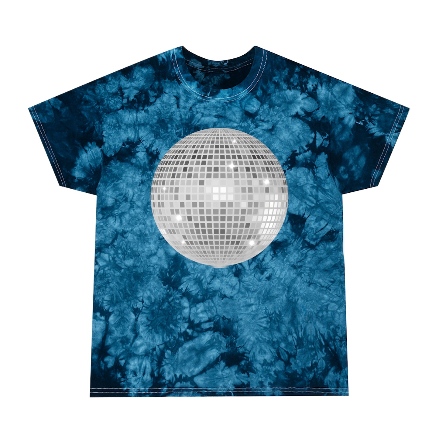 Shinny Disco Ball - Camiseta con efecto tie-dye alienígena, cristal