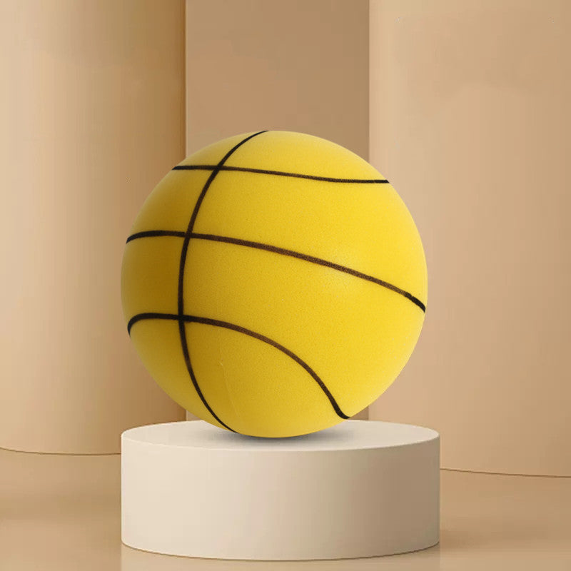 Pelota deportiva silenciosa de espuma de alta densidad para interiores, pelota elástica suave de baloncesto silenciosa, juegos de juguetes deportivos para niños