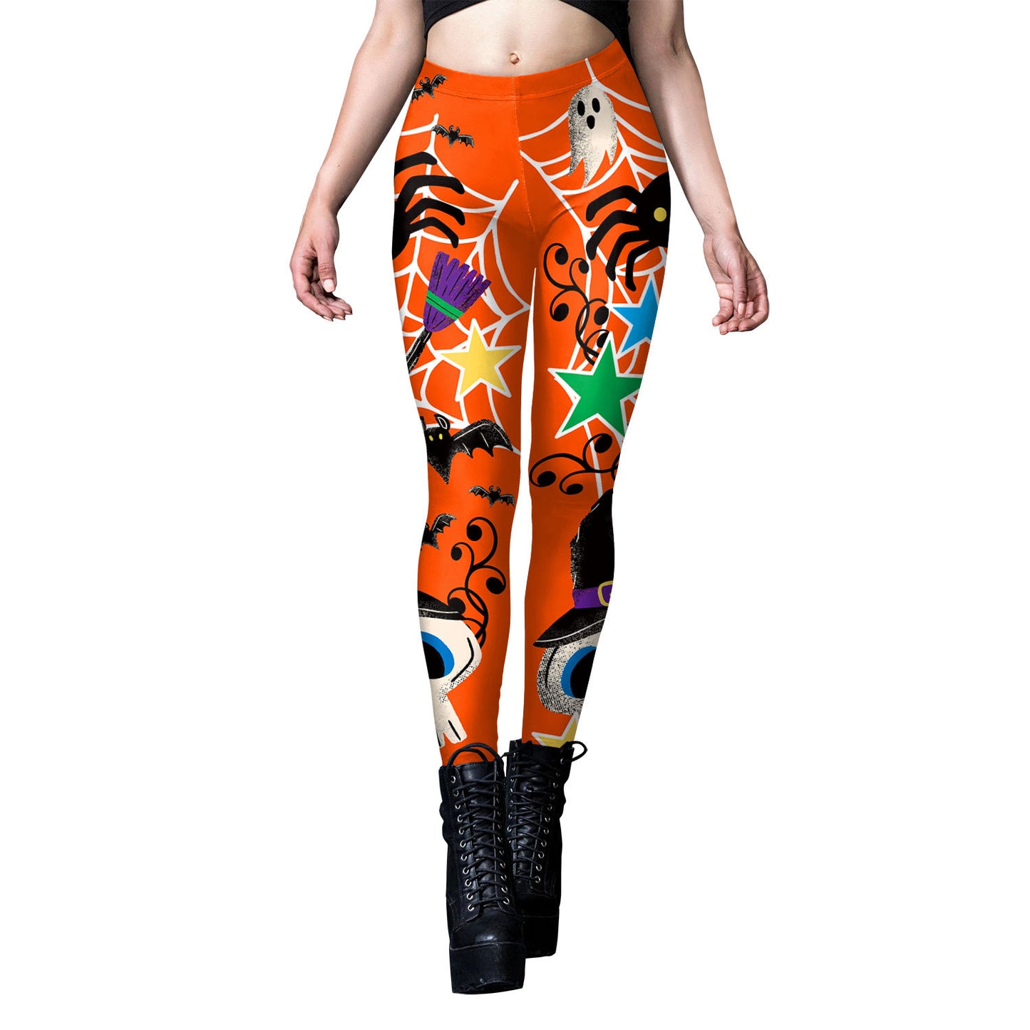 Halloween New Women's Leggings  Printed Yoga Pants