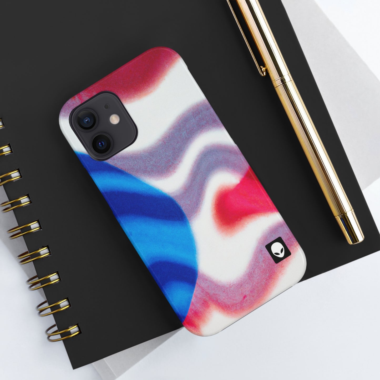 „Illuminated Reflection: Licht und Schatten durch Kunst erforschen“ – The Alien Tough Phone Cases