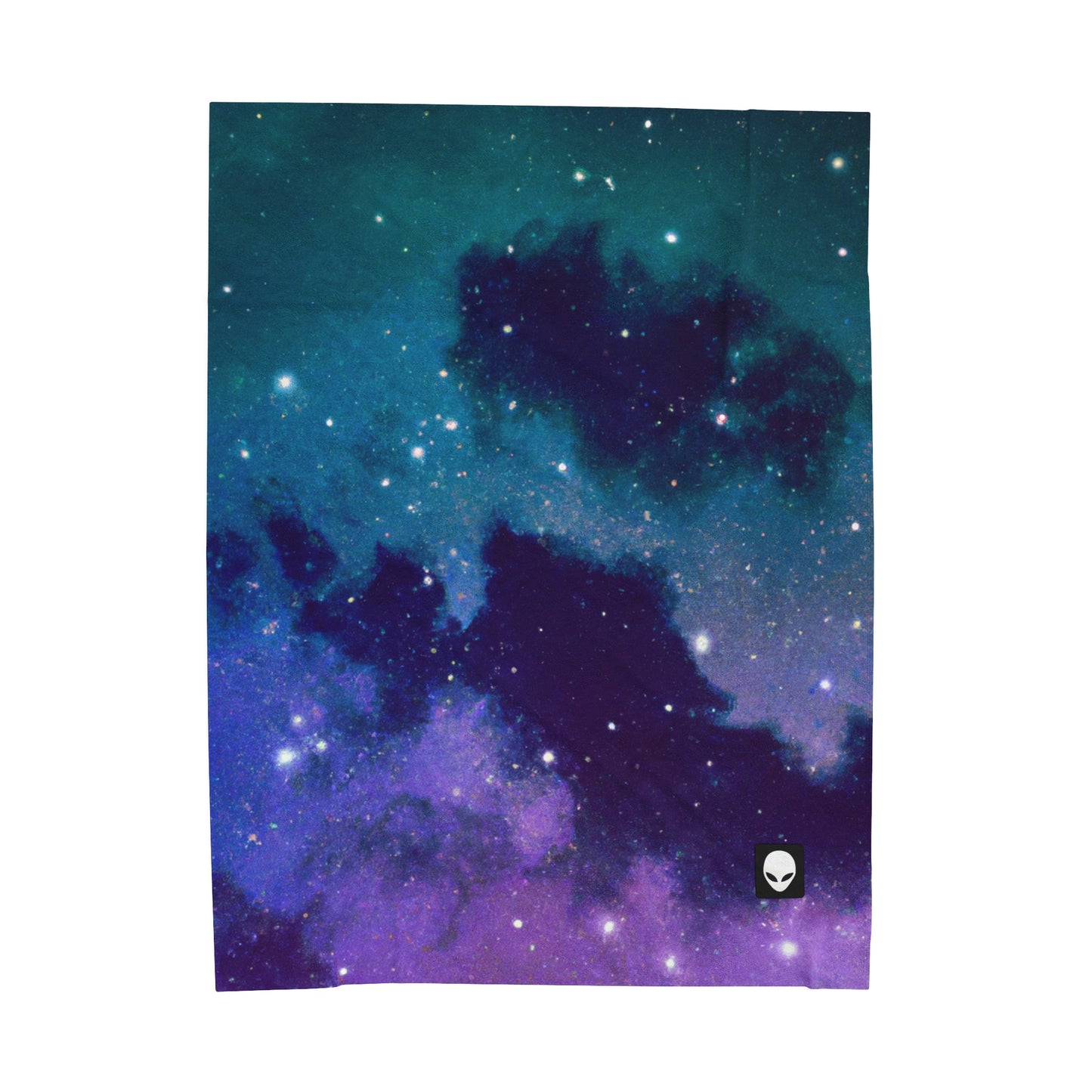 "Midnight Celestial Symphony" - The Alien Velveteen Plush Blanket