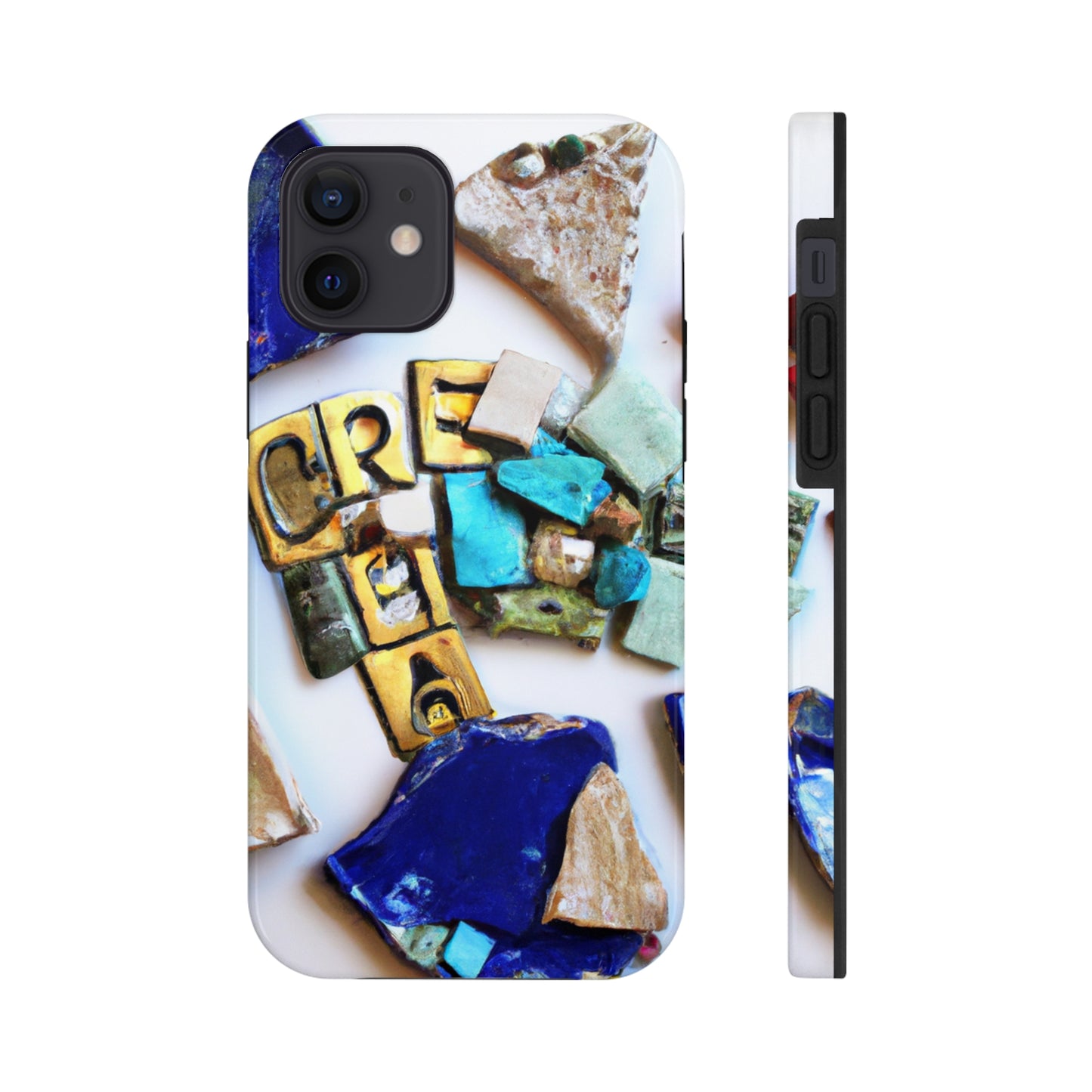 "Un mosaico de resiliencia: una exploración creativa de la fuerza y ​​la resistencia" - The Alien Tough Phone Cases