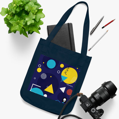 "Fusión geométrica: llevando su visión a la vida colorida" - The Alien Eco-friendly Tote Bag