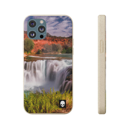 "Capturing Nature's Beauty: Crafting an Iconic Landscape in Vibrant Art" - The Alien Eco-friendly Cases