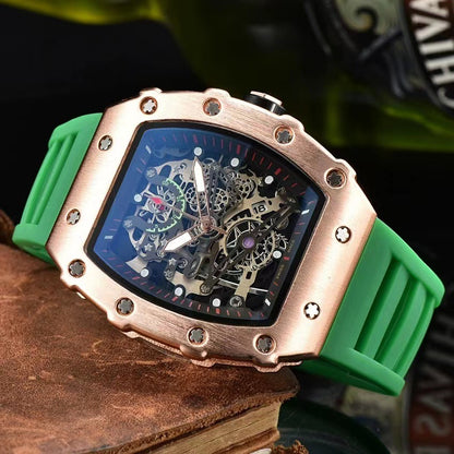 Reloj deportivo de barril hueco para hombre