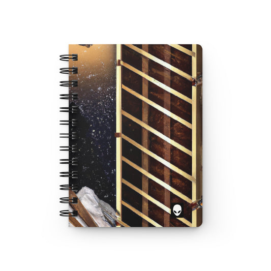 "A Tale of Storytelling Art: A Mixed Media Masterpiece" - The Alien Spiral Bound Journal