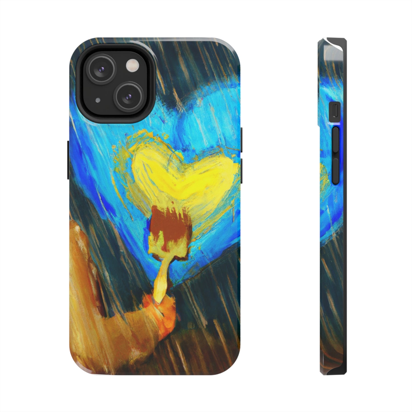 "Life-size Love in a Stormy Sky" - The Alien Tough Phone Cases