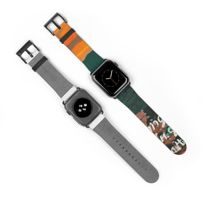 "Visiones inspiradoras: una exploración visual de ideas motivadoras" - The Alien Watch Band para Apple Watch