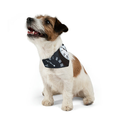 Imágenes atemporales: exploración del concepto de tiempo a través de los tiempos. - El collar de bandana para mascotas alienígenas