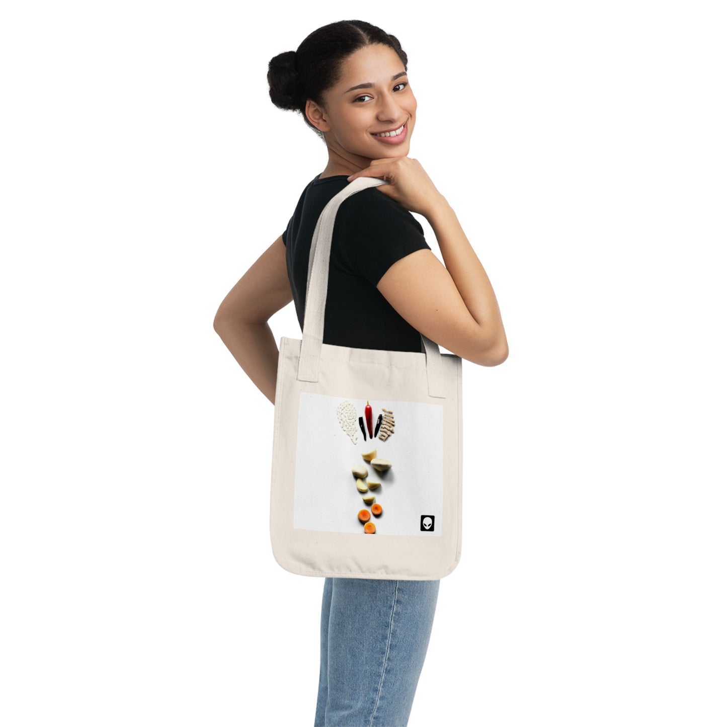 "Cooking Up Creativity: DIY Kitchen Art" - The Alien Eco-friendly Tote Bag