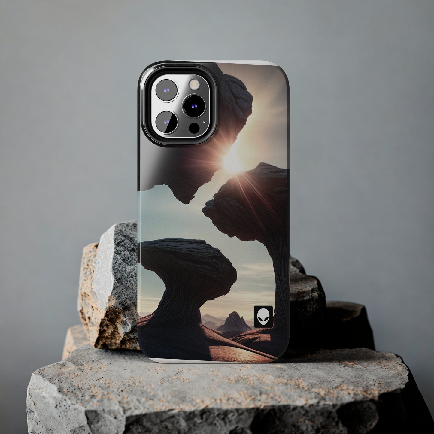 "Alien Landscape Odyssey" - The Alien Tough Phone Cases