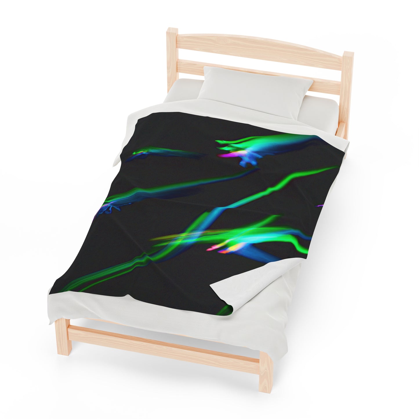 "Illuminated Splendor" - The Alien Velveteen Plush Blanket