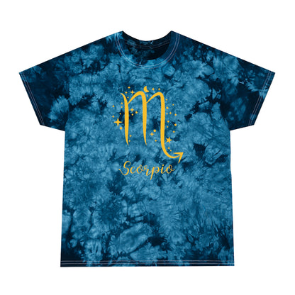 Scorpio Zodiac Sign  - The Alien Tie-Dye Tee, Crystal