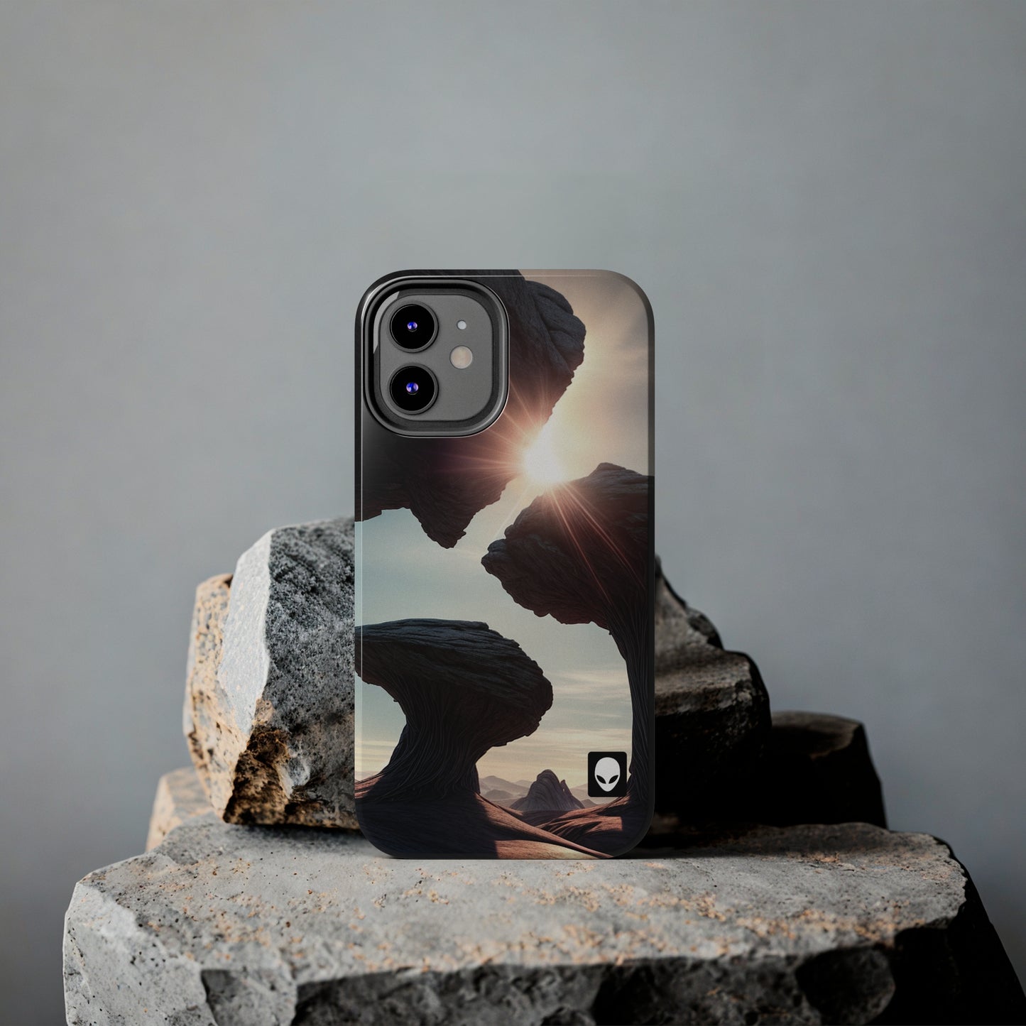 "Alien Landscape Odyssey" - The Alien Tough Phone Cases