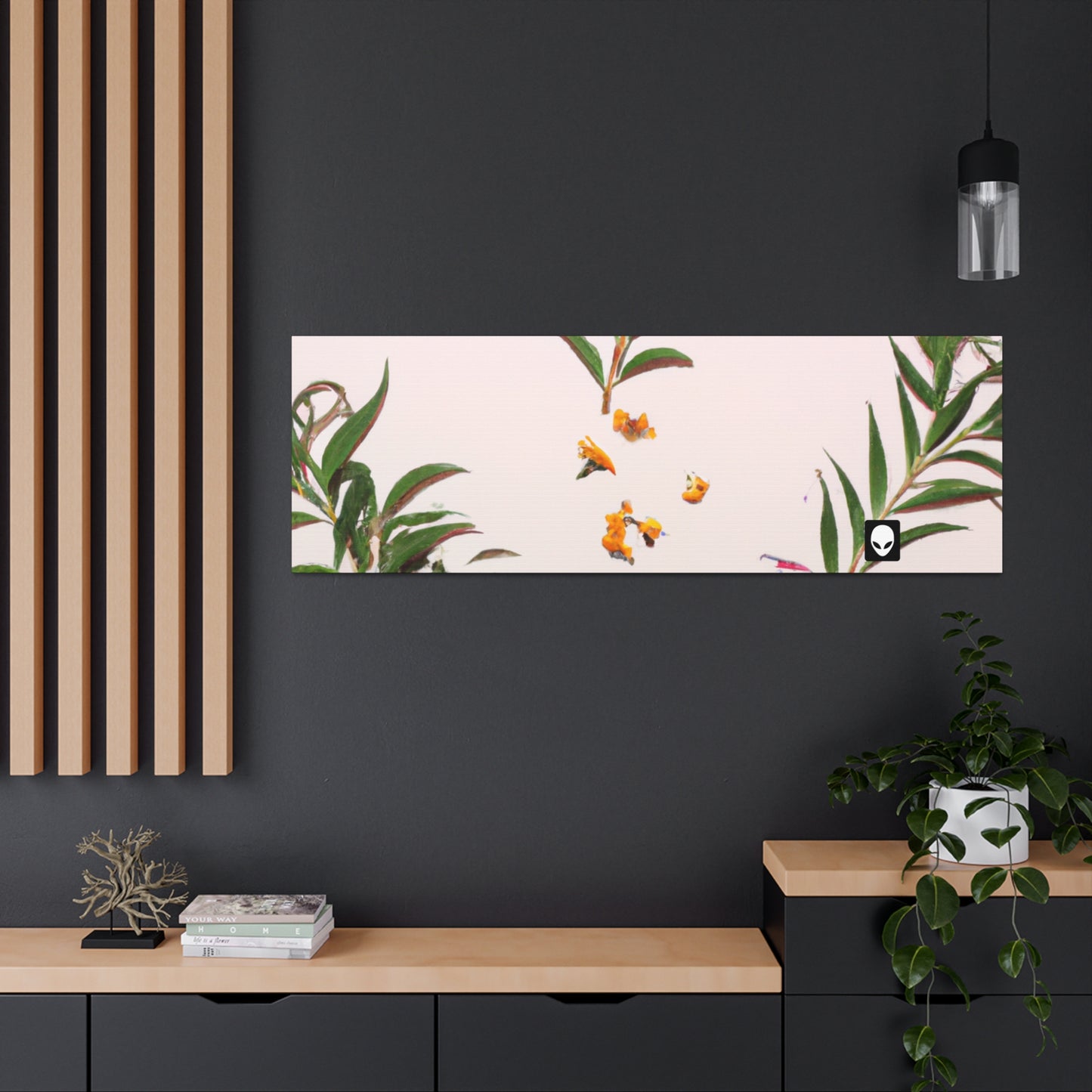 „Die Palette der Natur erkunden: Ein Experiment in der abstrakten Kunst“ – The Alien Canva