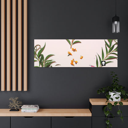 „Die Palette der Natur erkunden: Ein Experiment in der abstrakten Kunst“ – The Alien Canva