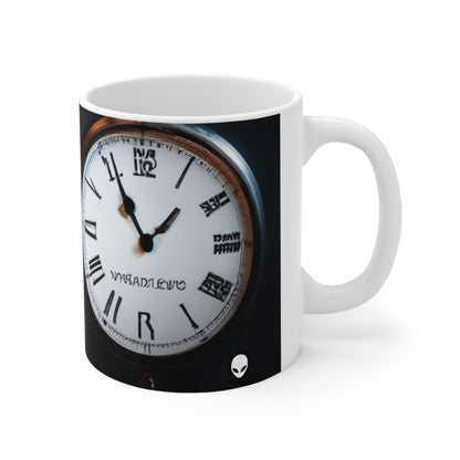 Timeless Visuals: Exploring the Concept of Time Through the Ages. - The Alien Ceramic Mug 11 oz