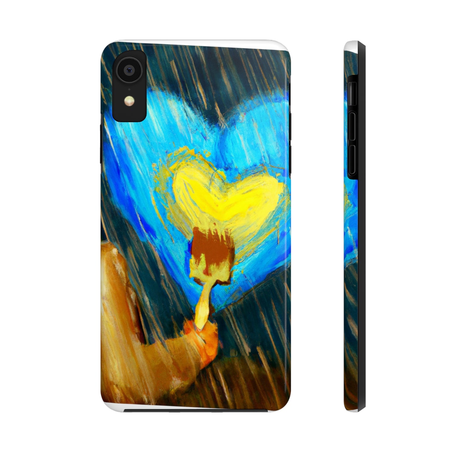 "Life-size Love in a Stormy Sky" - The Alien Tough Phone Cases