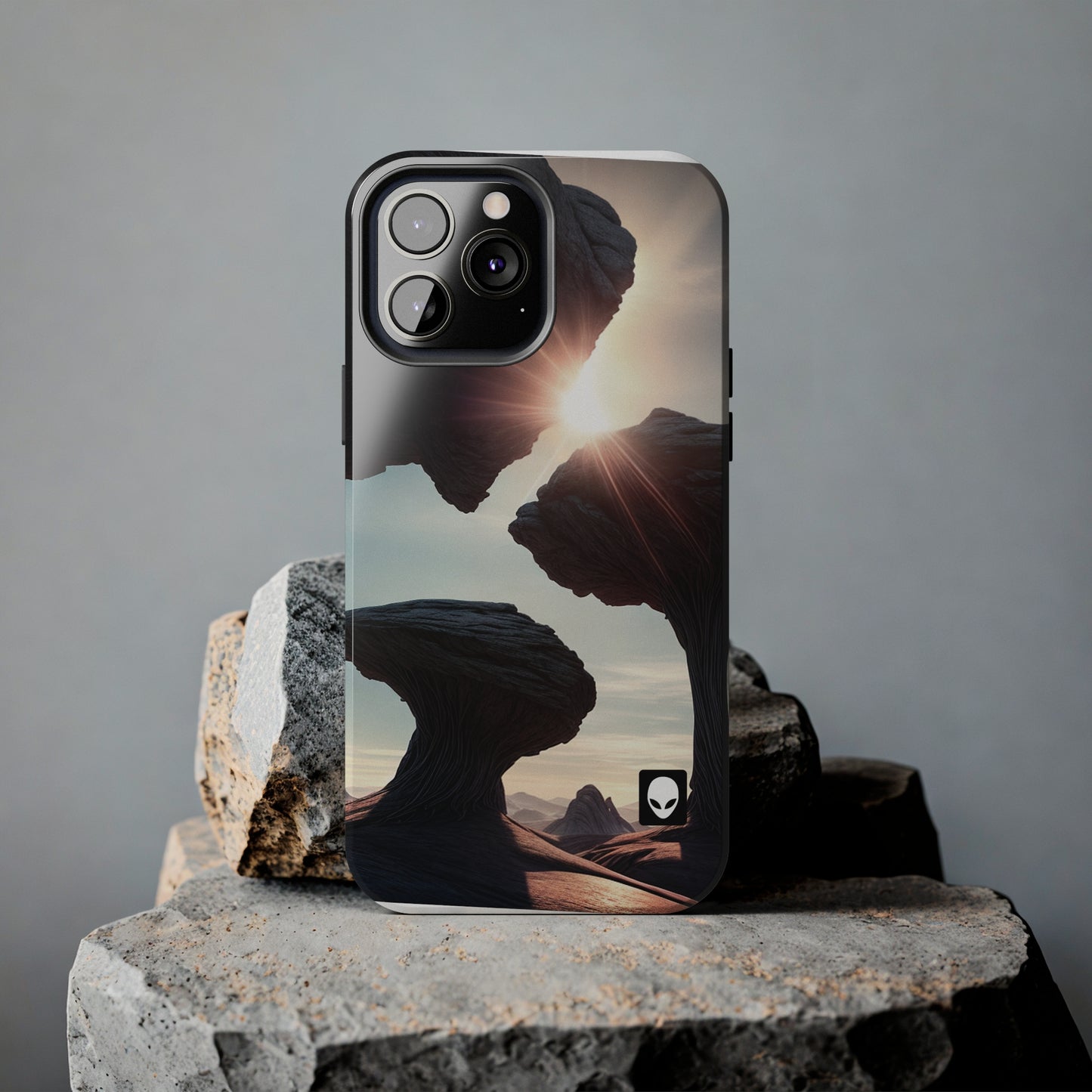 "Alien Landscape Odyssey" - The Alien Tough Phone Cases