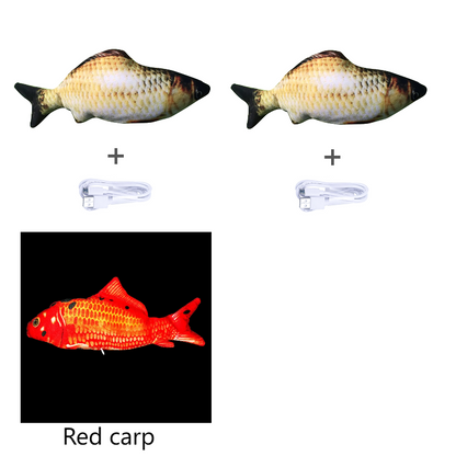 Ohne Cat Nip-Version – elektrisches springendes Fischsimulations-elektrisches Fischspielzeug