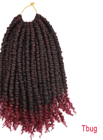 TOMO Pre-trenzado Passion Twist Crochet Trenzas sucias africanas Cabello de ganchillo