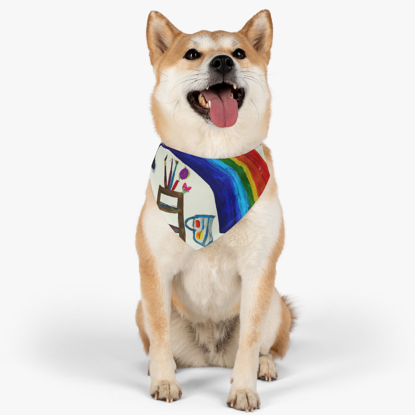 "A Fanciful Rainbow of Possibilities" - The Alien Pet Bandana Collar