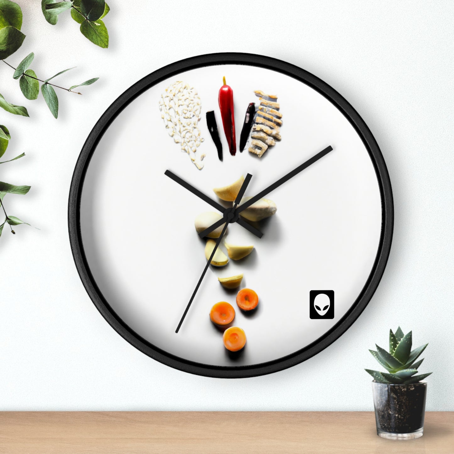 „Cooking Up Creativity: DIY Kitchen Art“ – Die Alien-Wanduhr