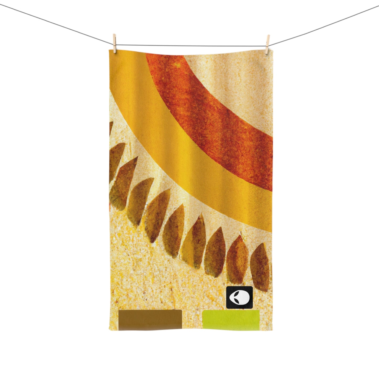 "A Natural Mosaic: Shapes and Colors from the Earth" - The Alien Hand towel