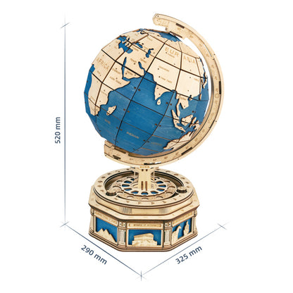 Robotime Globus Erde 567 stücke 3D Holz Puzzle Spiele Ozean Karte Ball Montieren Modell Spielzeug Xms Geschenk für Kinder Jungen dropshipping