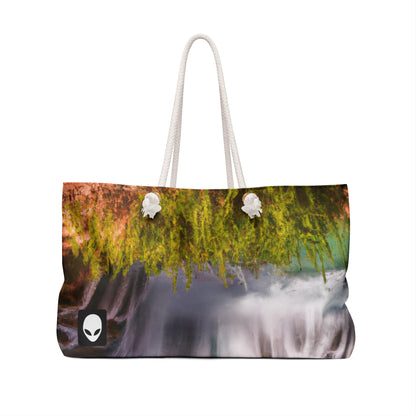 "Capturing Nature's Beauty: Crafting an Iconic Landscape in Vibrant Art" - The Alien Weekender Bag