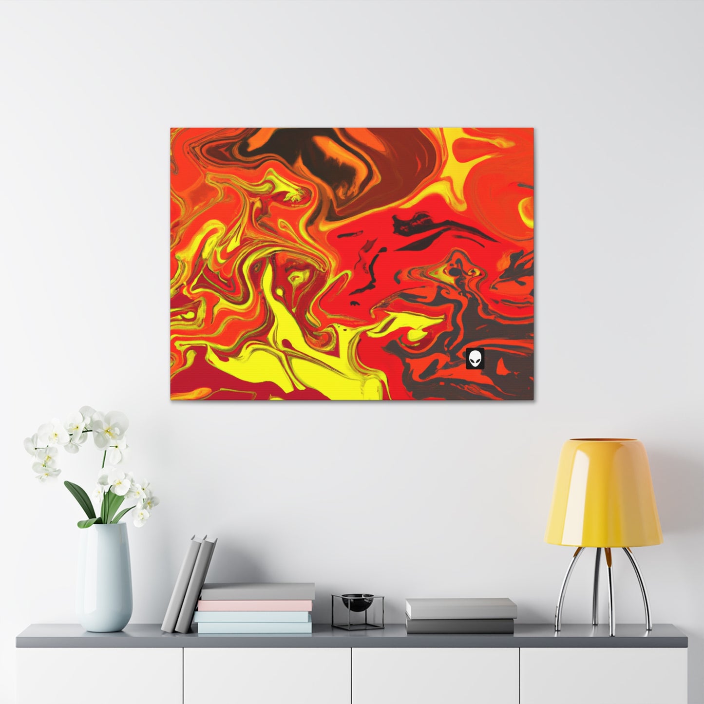 "Abstract Energy in Motion" - The Alien Canva