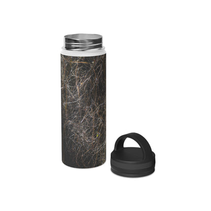 "A Glimpse of Nature's Glory" - The Alien Stainless Steel Water Bottle, Handle Lid