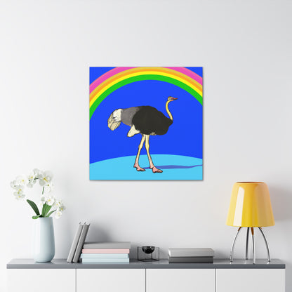 „Bridging the Divide: The Ostrich's Rainbow“ – The Alien Canva