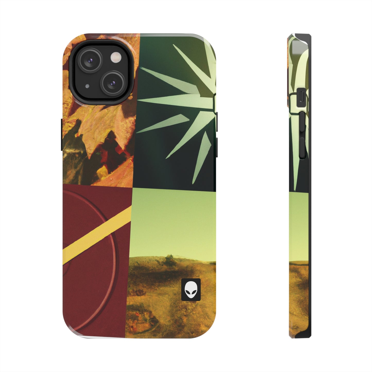 "A Reflection of My Journey: A Collage of Growth and Transformation" - The Alien Tough Phone Cases