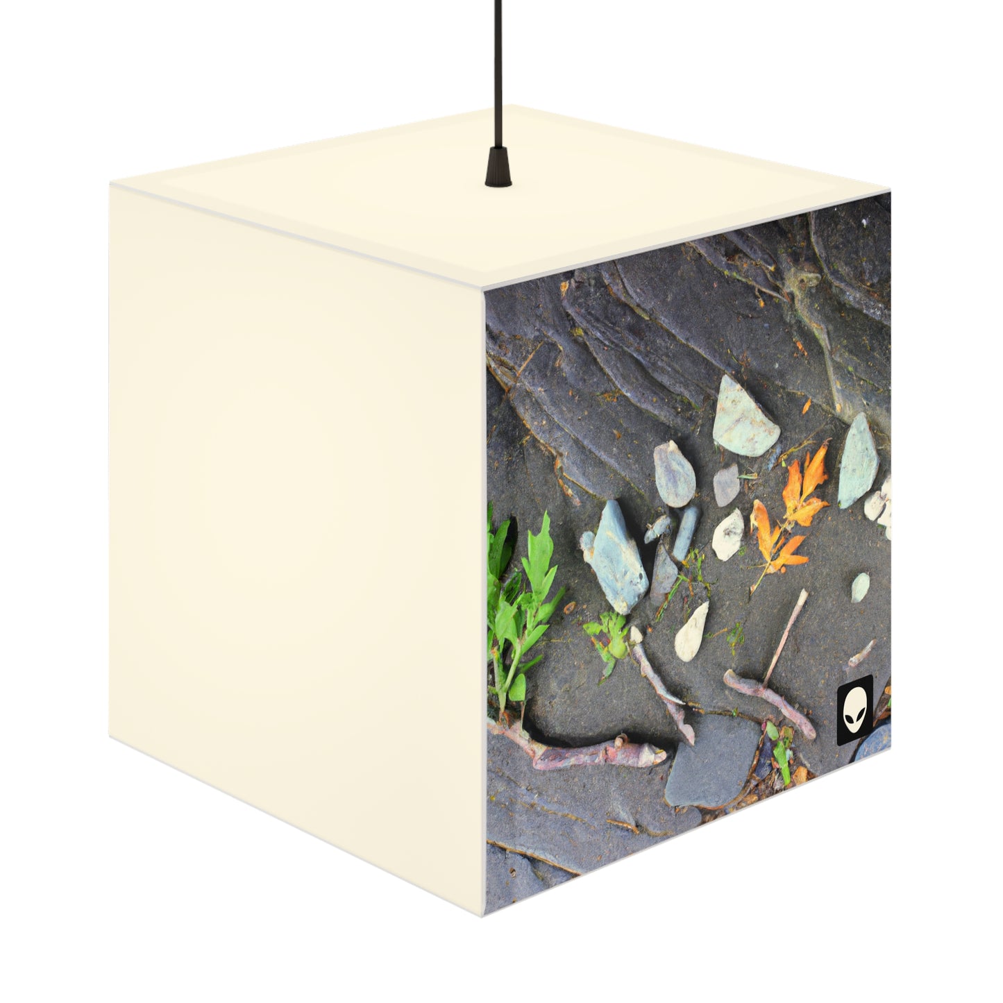 „Elemente der Natur: Eine kreative Landschaft gestalten“ – Die Alien Light Cube Lampe