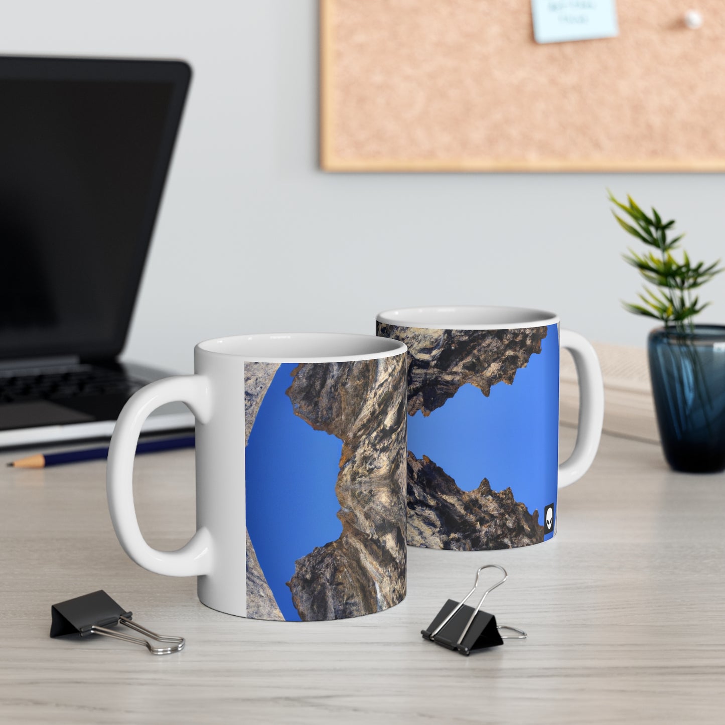 Natur in Pracht: Kombination von Fotografie mit digitaler Kunst – The Alien Keramiktasse 11 oz