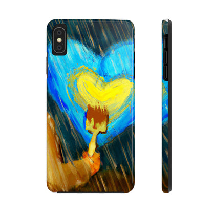 "Life-size Love in a Stormy Sky" - The Alien Tough Phone Cases